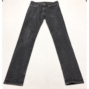 Abercrombie & Fitch Jeans Mens 30x34 Black Denim Langdon Slim Fit Casual